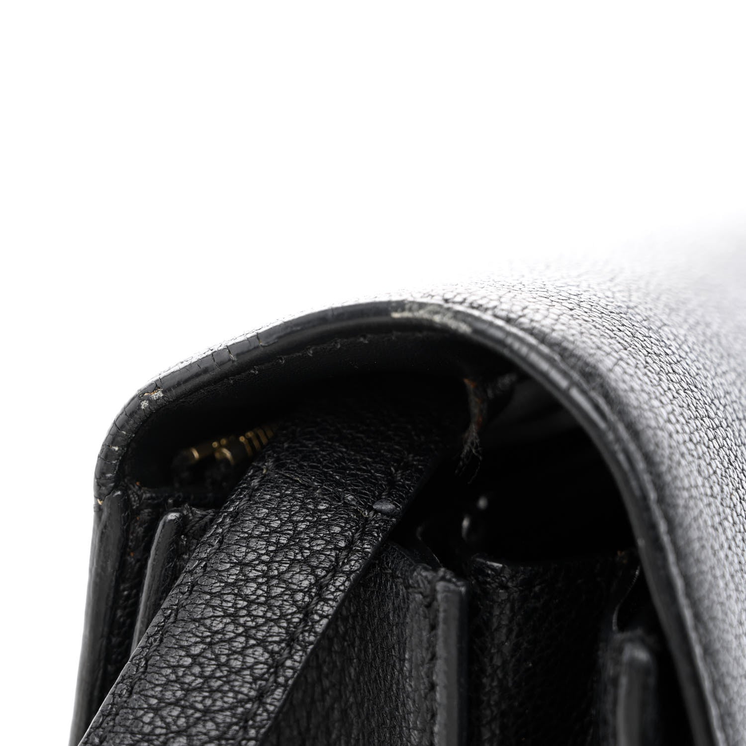 Celine Liege Calfskin Medium Classic Box Flap Bag Black 11 of 18