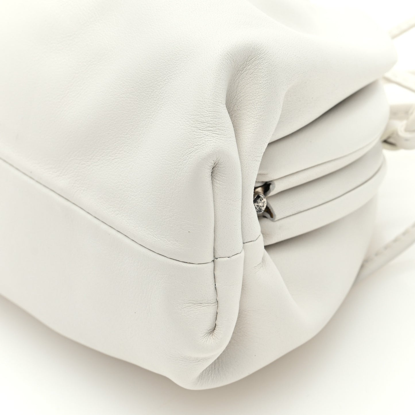 Butter Calfskin The Mini Pouch Chalk