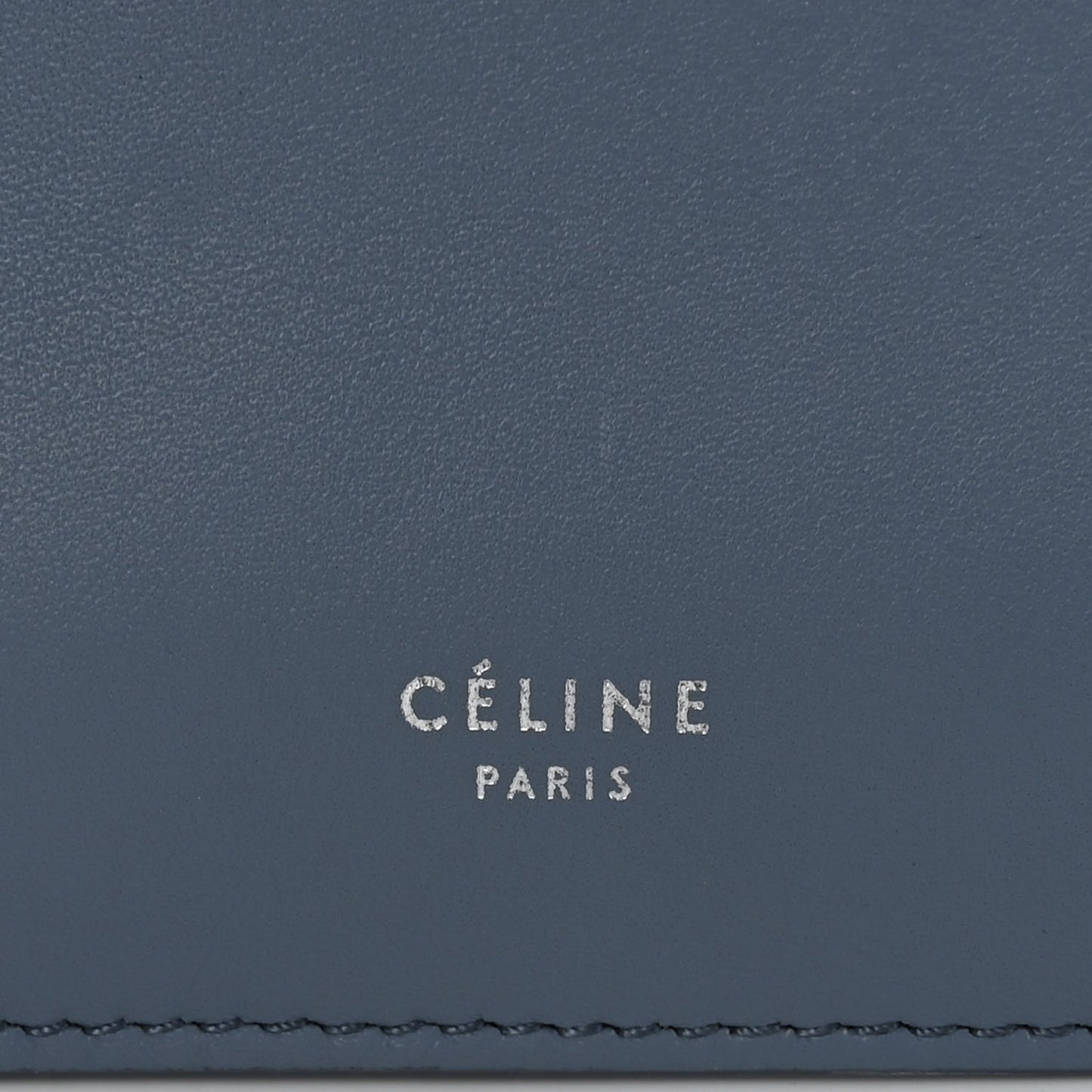 Smooth Calfskin Mini Clasp Bag Medium Blue