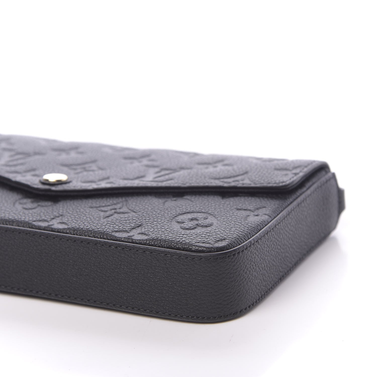 Louis Vuitton Empreinte Pochette Felicie Chain Wallet Black 9 of 10