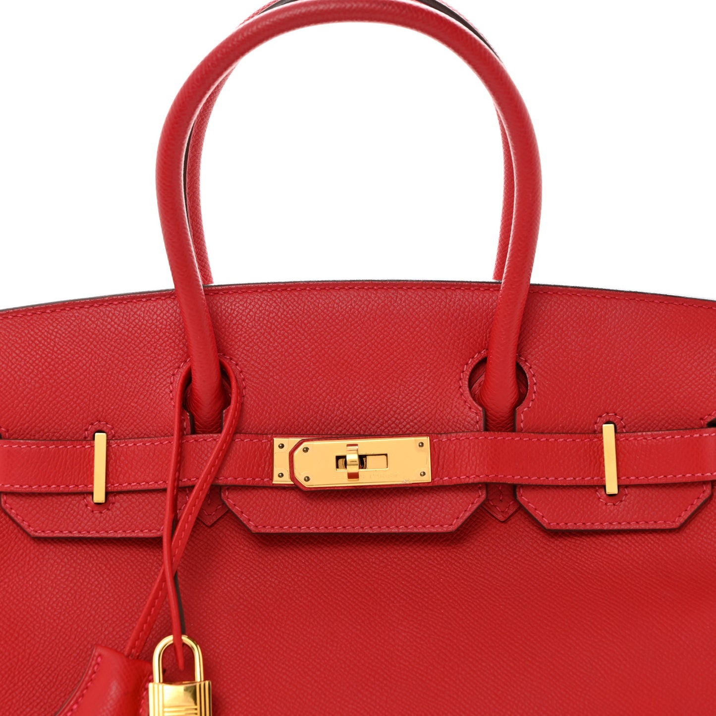 Epsom Birkin 30 Rouge Casaque