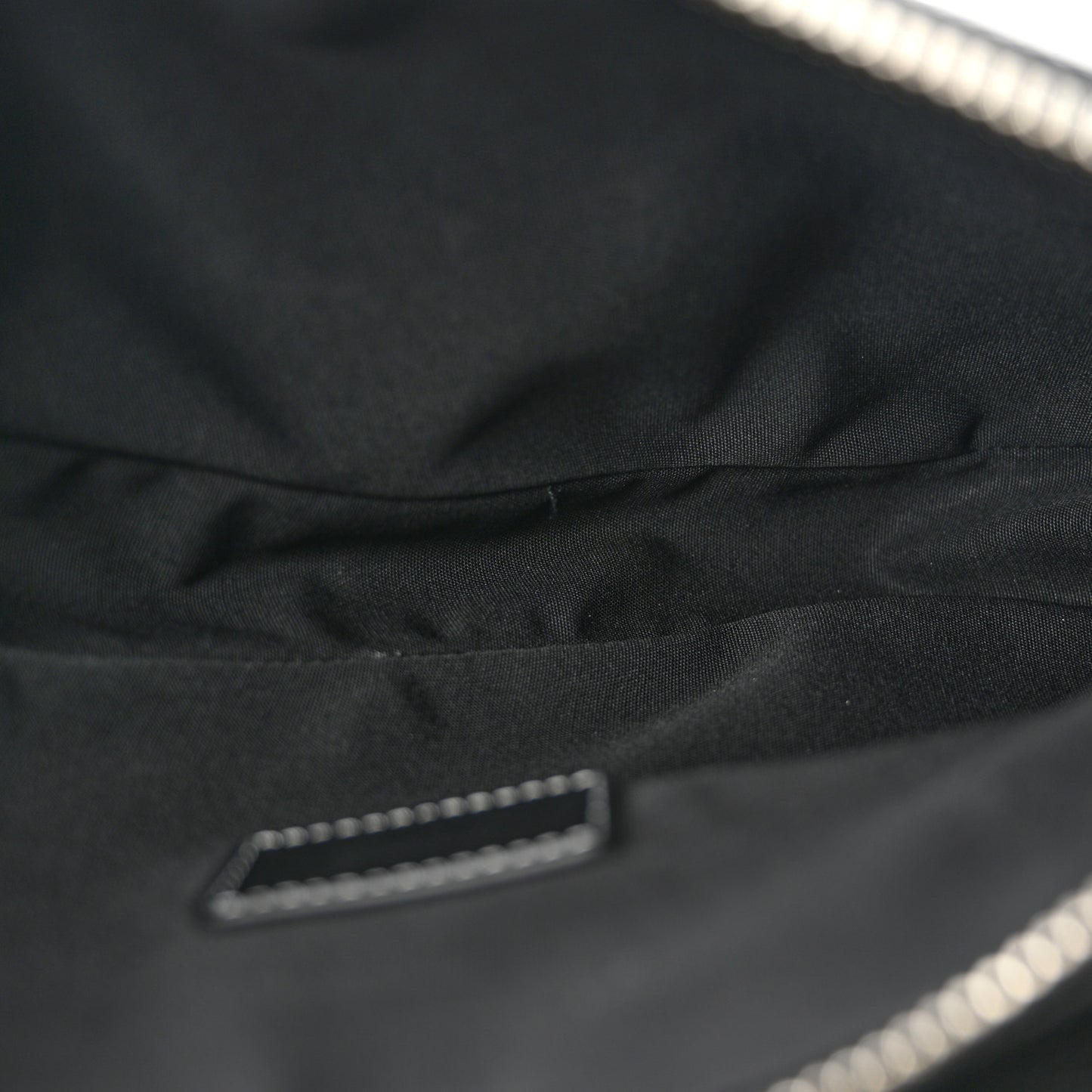 X KAWS Grained Calfskin Bee Saddle Bag Black