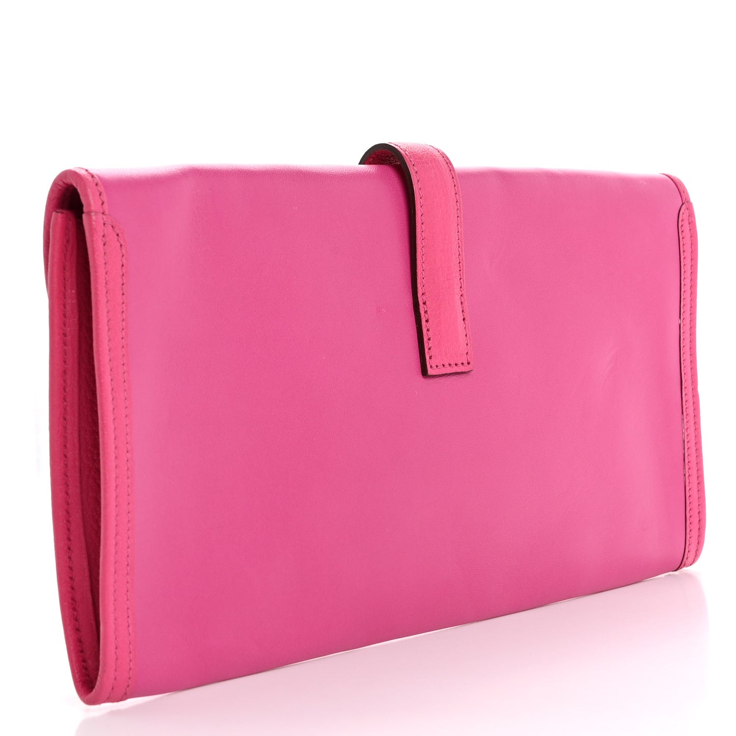 Chevre Mysore Tadelakt Jige Elan 29 Clutch Rose Pourpre