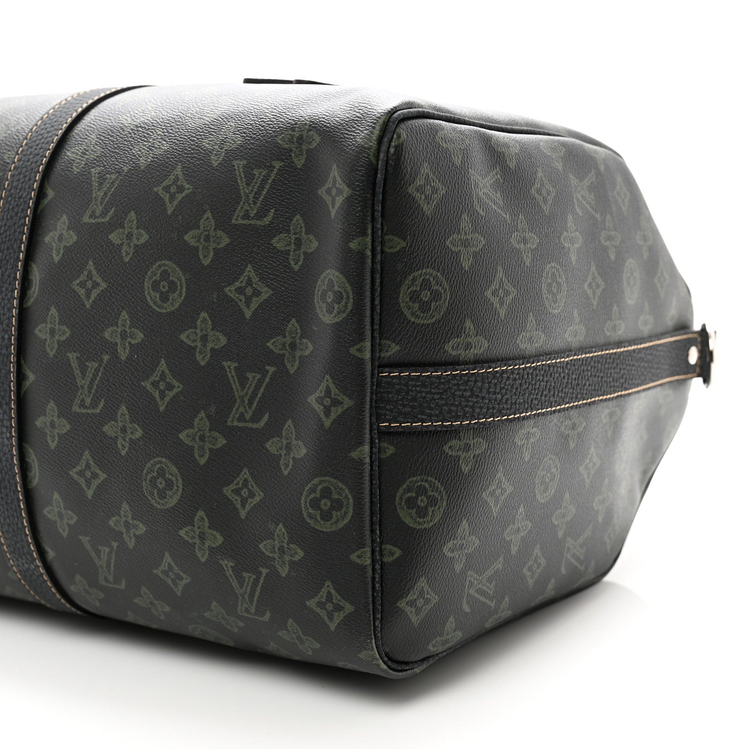 Louis Vuitton Monogram LV Record Keepall Bandouliere 50 Dark Green 8 of 8