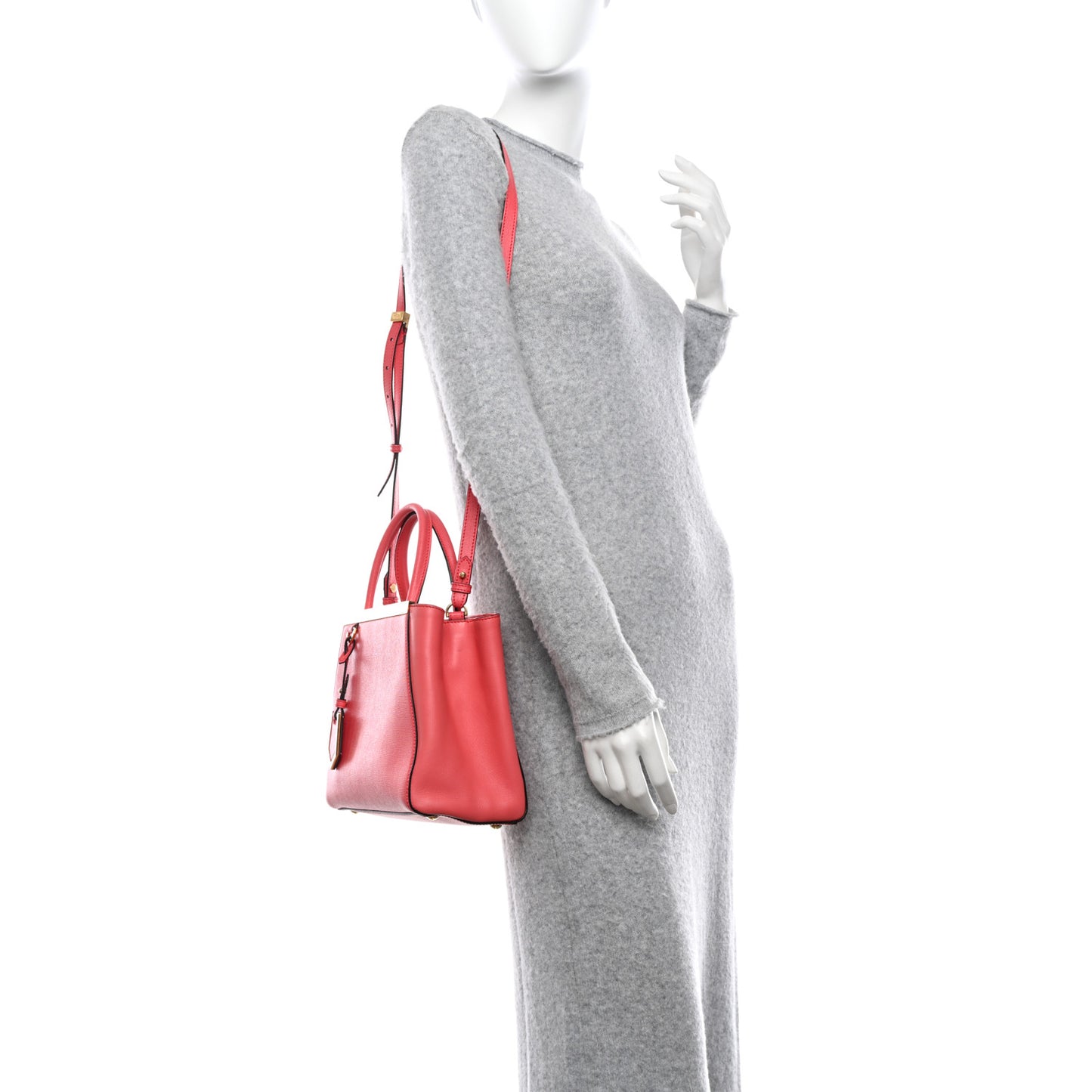 Vitello Elite Flamingo Petite 2Jours Tote Rosa Exstasy