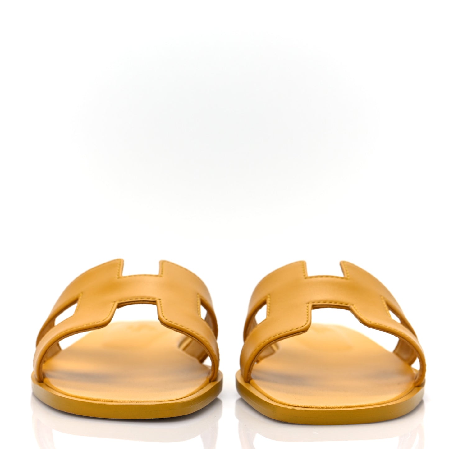 Calfskin Oran Sandals 36 Jaune Topaze