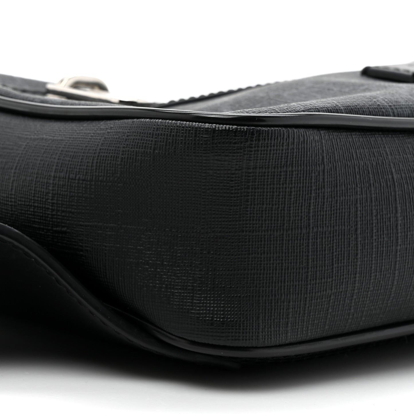 Soft GG Supreme Monogram Web Belt Bag Black Grey