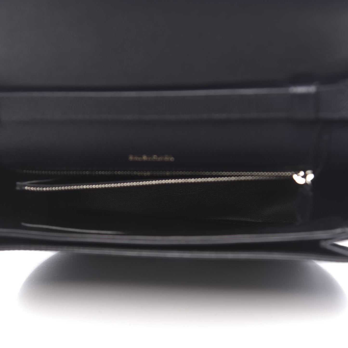 Signature Grained Calfskin Logo S Ville Day Bag Bleu Tempete Jaune