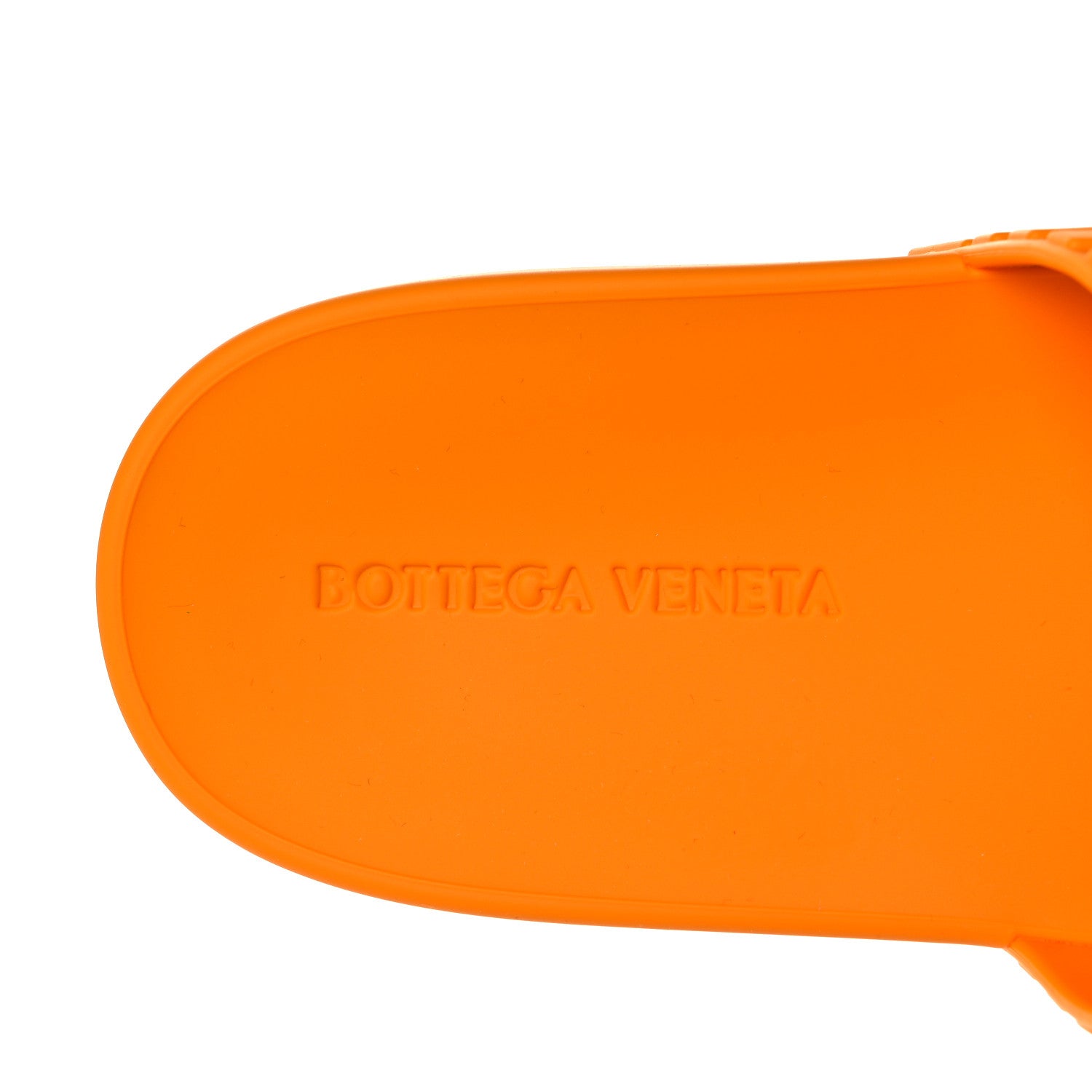 Bottega Veneta Rubber The Slider Sandals 39 Tangerine 7 of 8