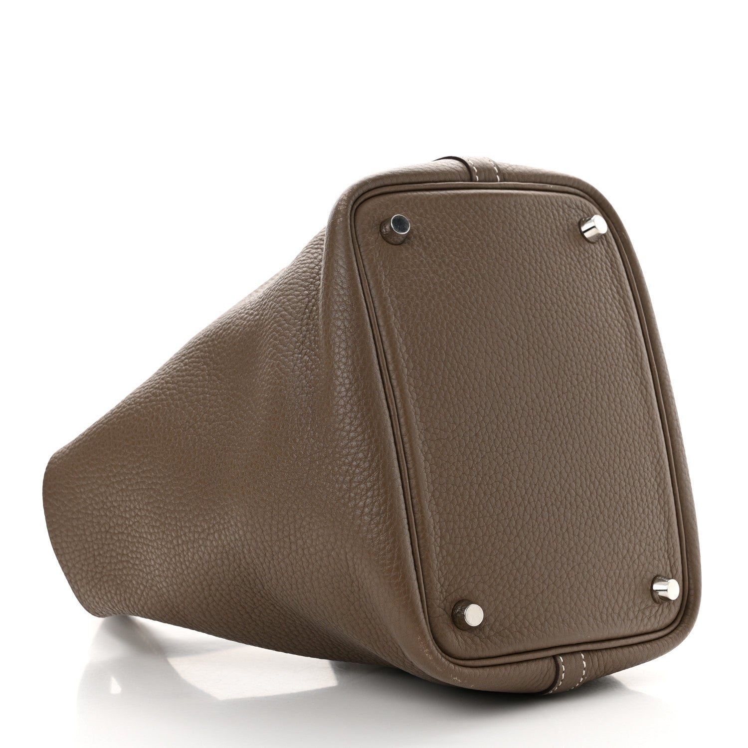 Hermes Taurillon Clemence Picotin Lock 18 PM Etoupe 4 of 13