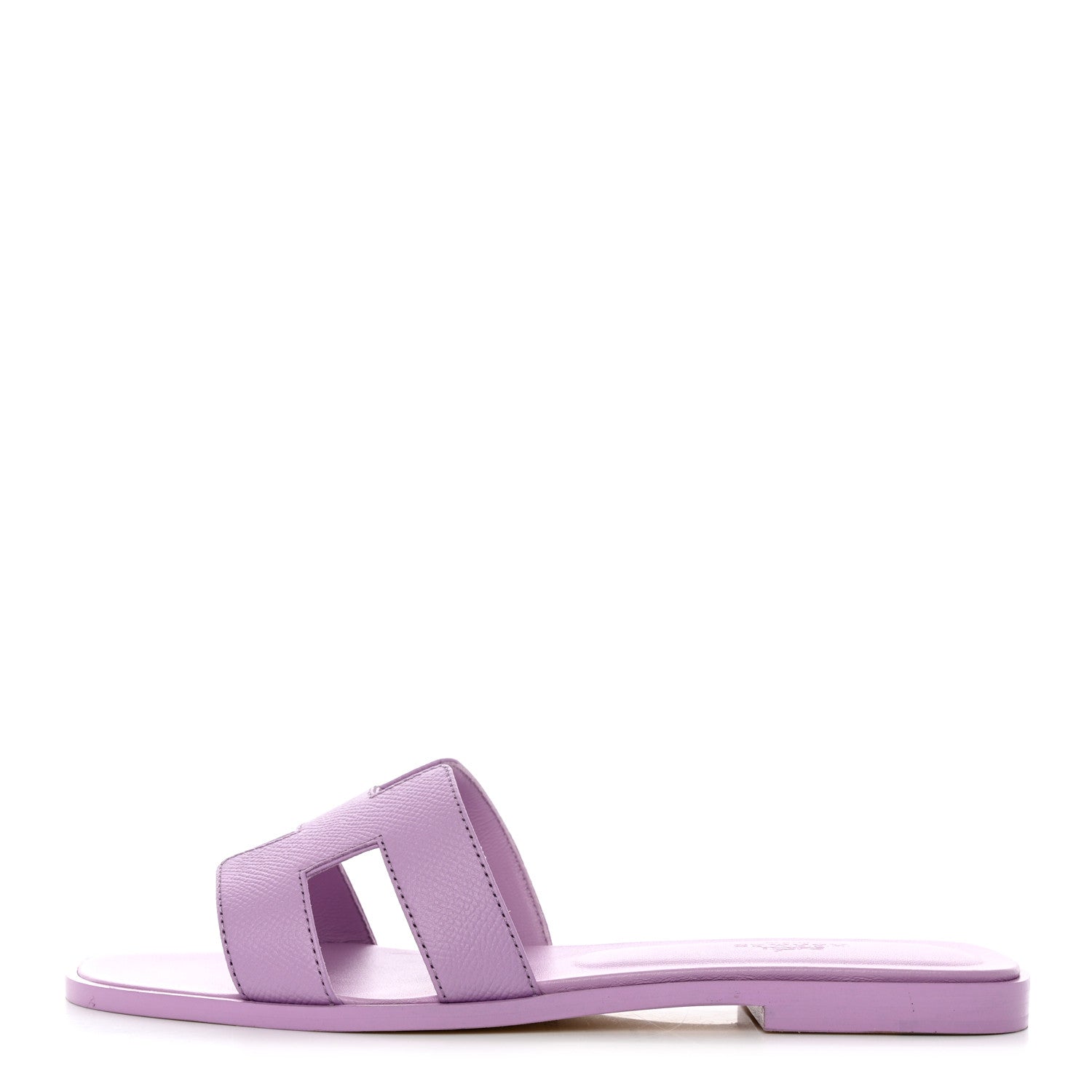 Hermes Epsom Oran Sandals 38 Violet Amethyste 1 of 10