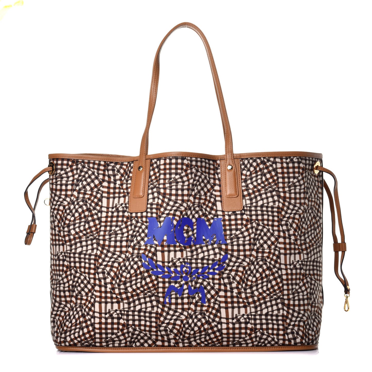 Visetos Large Liz Reversible Shopper Tote Cognac