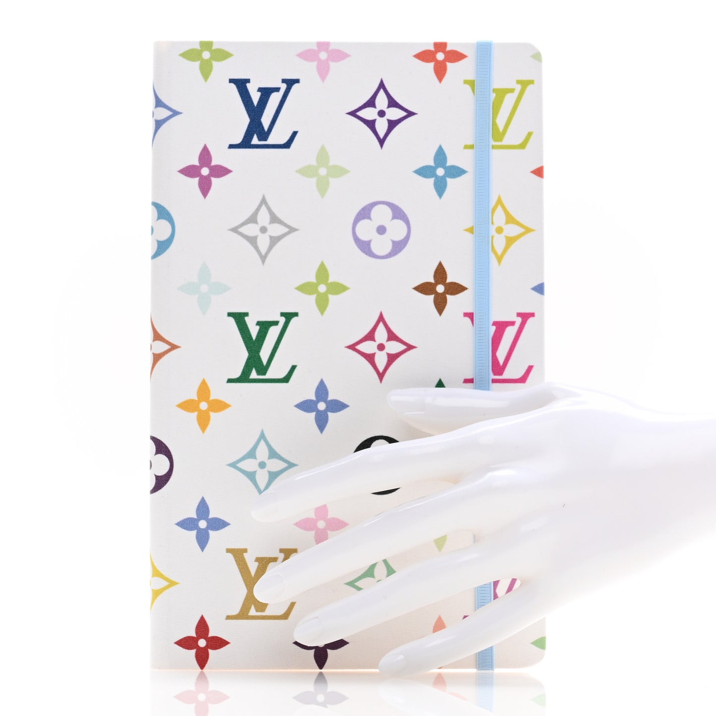 LV x TM Monogram Multicolor Jane Notebook MM White