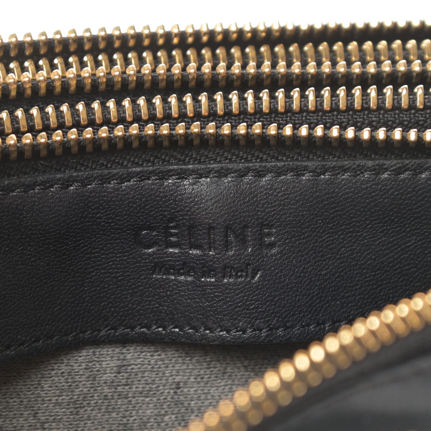 Celine Lambskin Small Trio Crossbody Bag Black 8 of 16