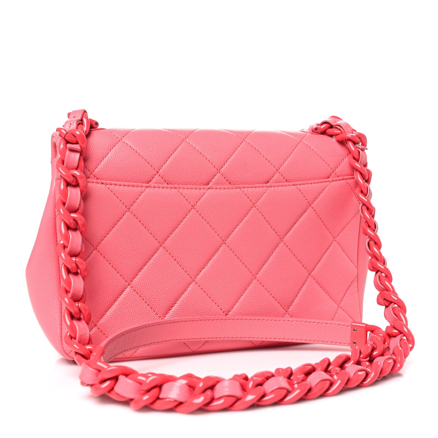 Caviar Quilted My Everything Flap Pink