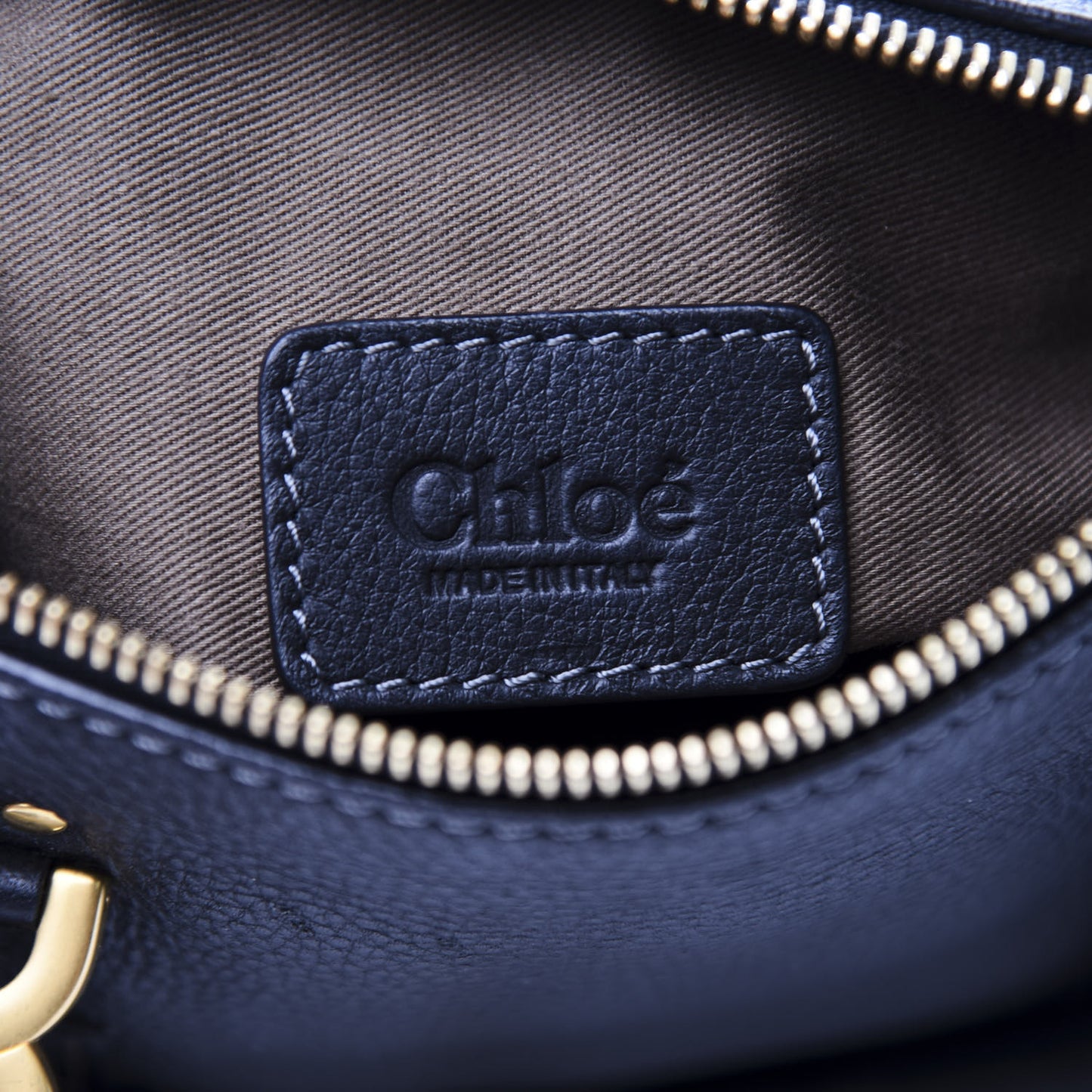 Calfskin Baby Marcie Satchel Black
