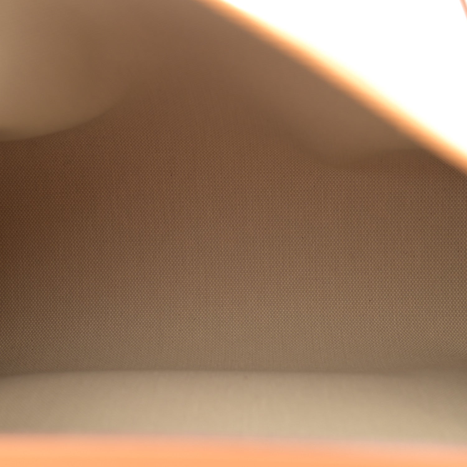 Hermes Toile Militaire Vache Hunter Laque Herbag Zip Retourne PM 31 Beton Naturel Sable Nata 6 of 13