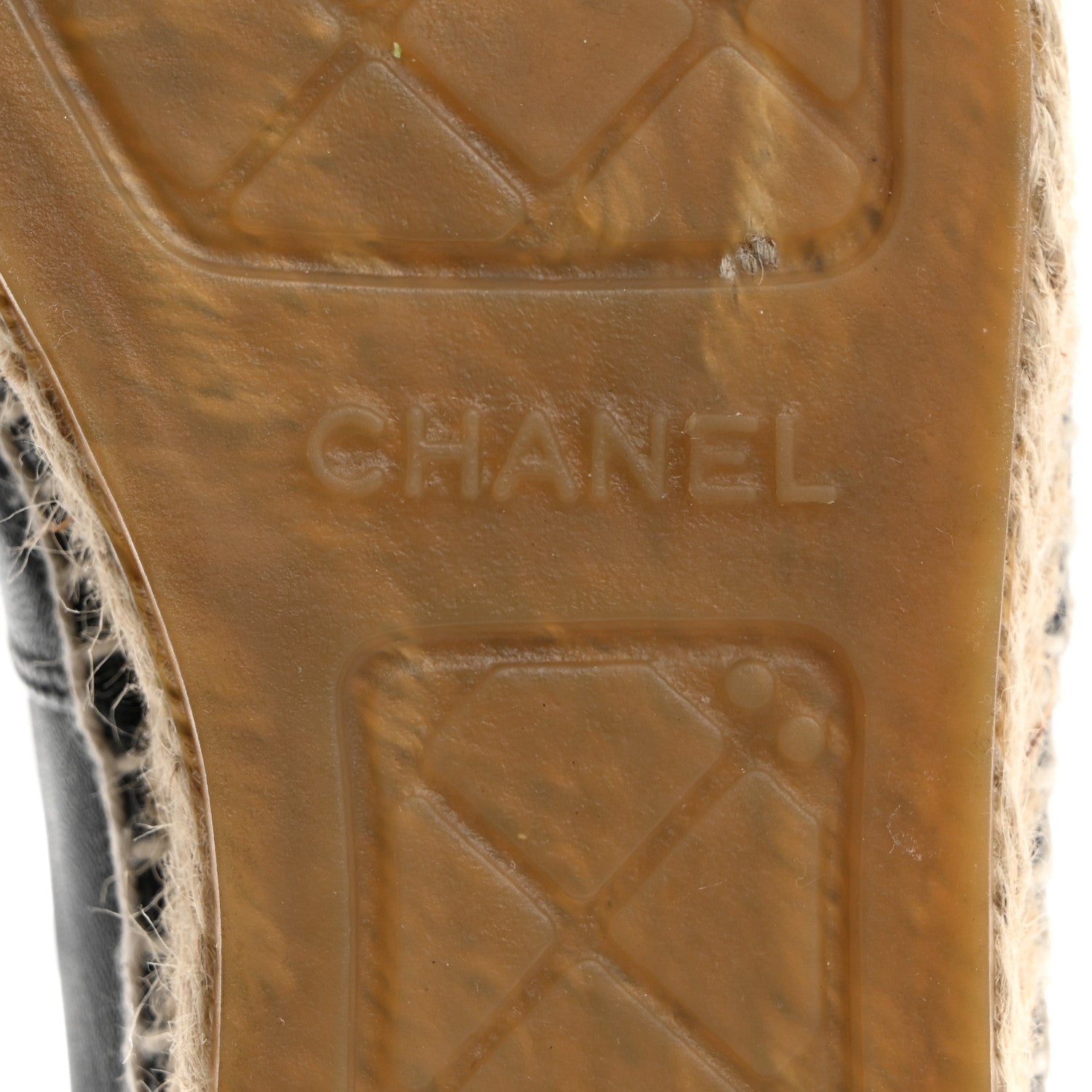 Chanel Lambskin CC Espadrilles 39 Black 8 of 8