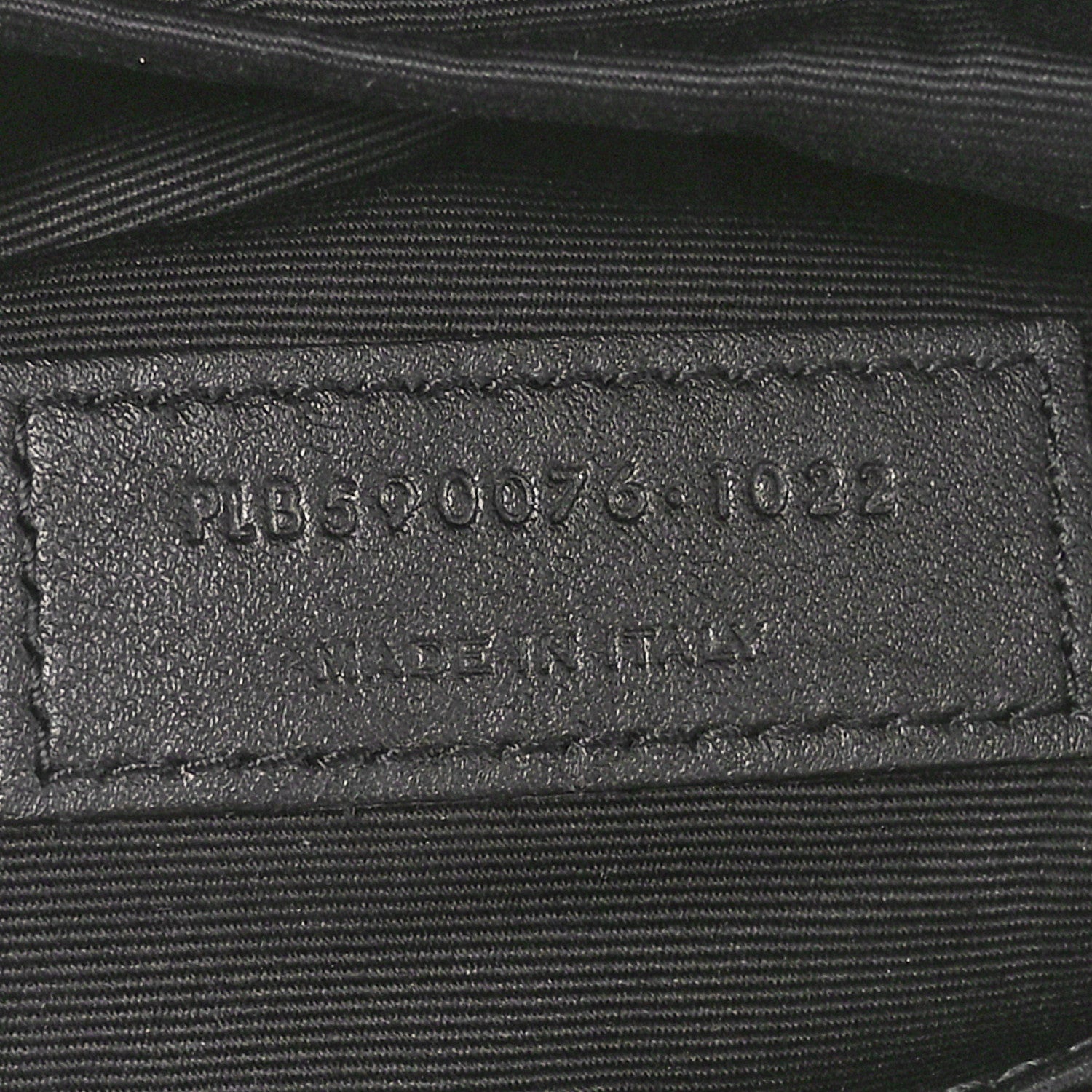 Saint Laurent Lambskin Monogram Belt Bag Black 7 of 10