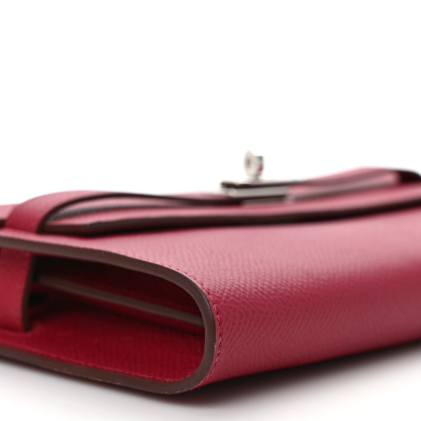 Epsom Kelly Wallet To Go Rouge Grenat