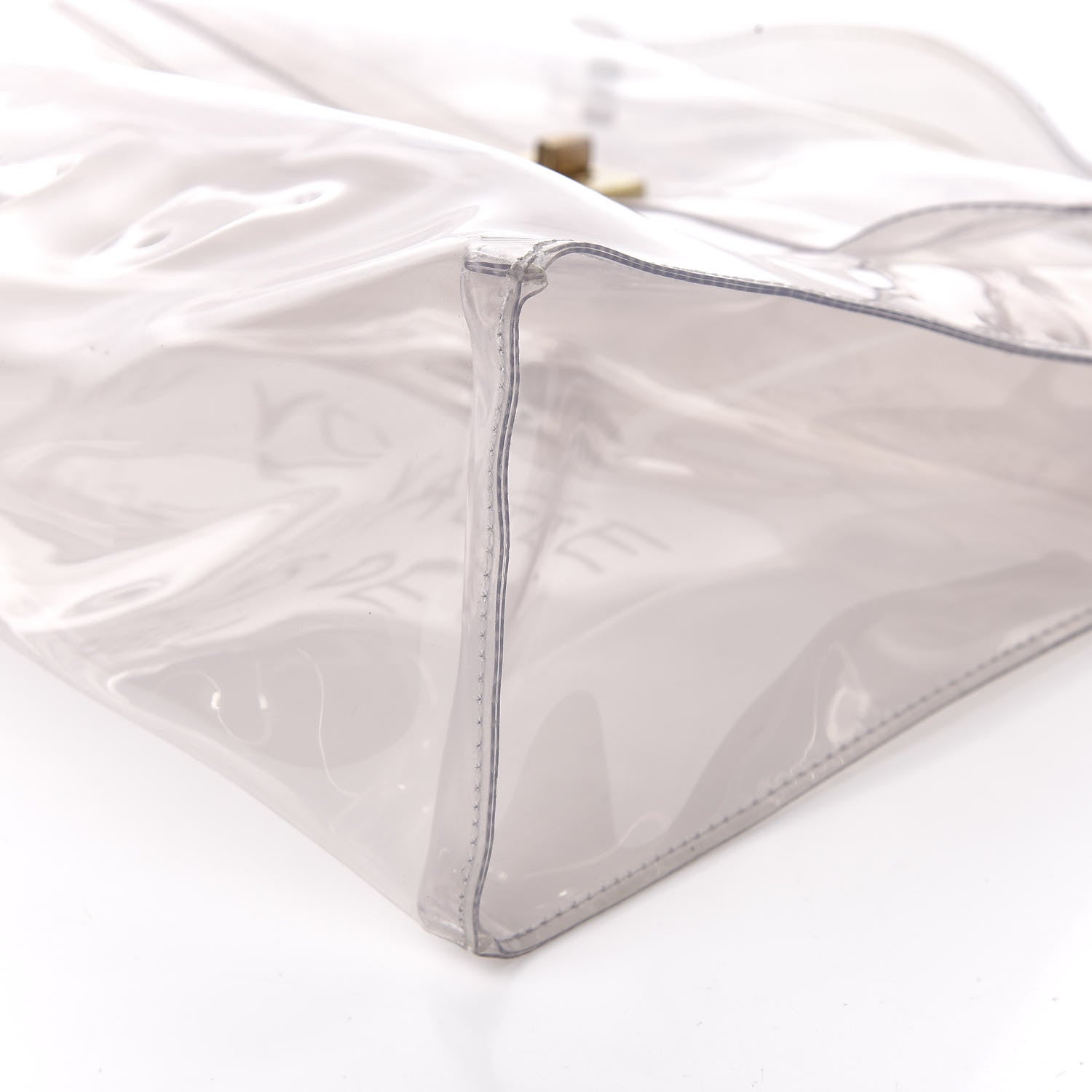 Hermes Vinyl Souvenir De L'Exposition Kelly Transparent 7 of 9