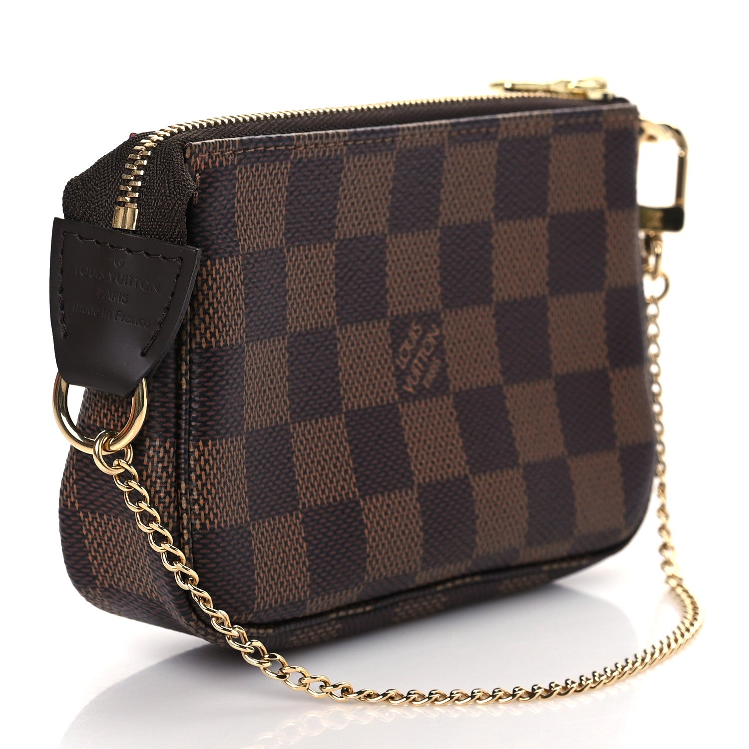 Louis Vuitton Damier Ebene Mini Pochette Accessories 3 of 10