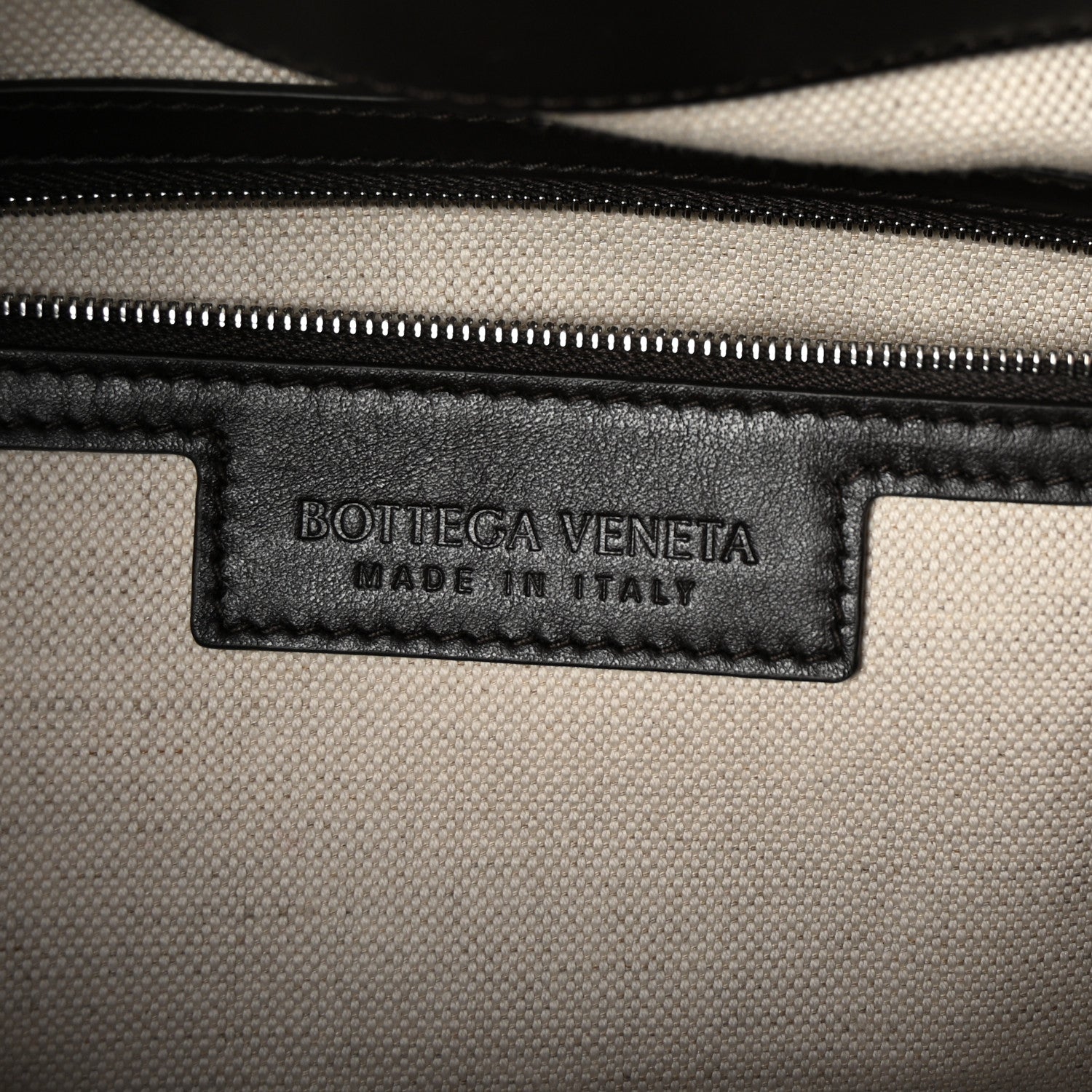 Bottega Veneta Nappa Intrecciato Zip Tape Weekender Bag Fondente 5 of 8