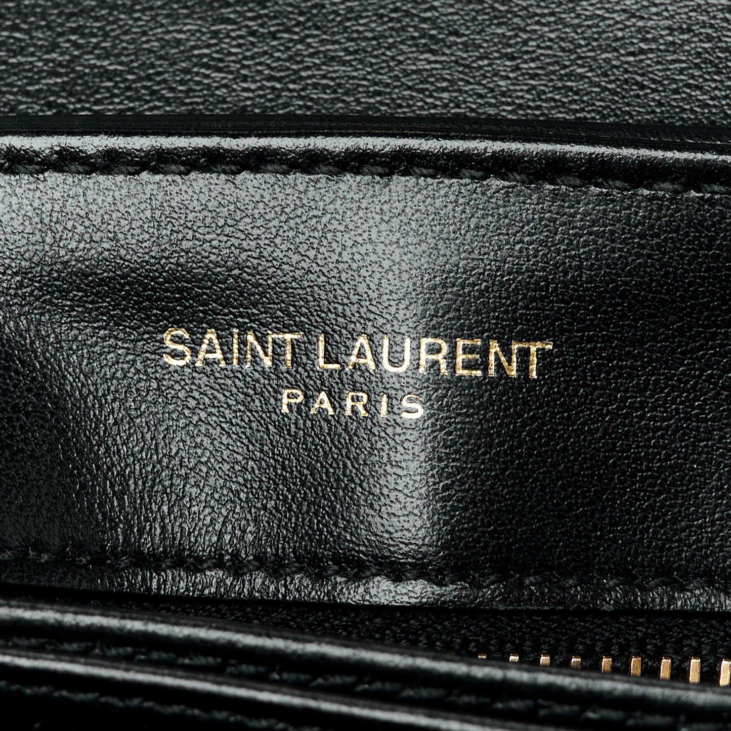 Calfskin Y Quilted Monogram Toy Loulou Crossbody Bag Black
