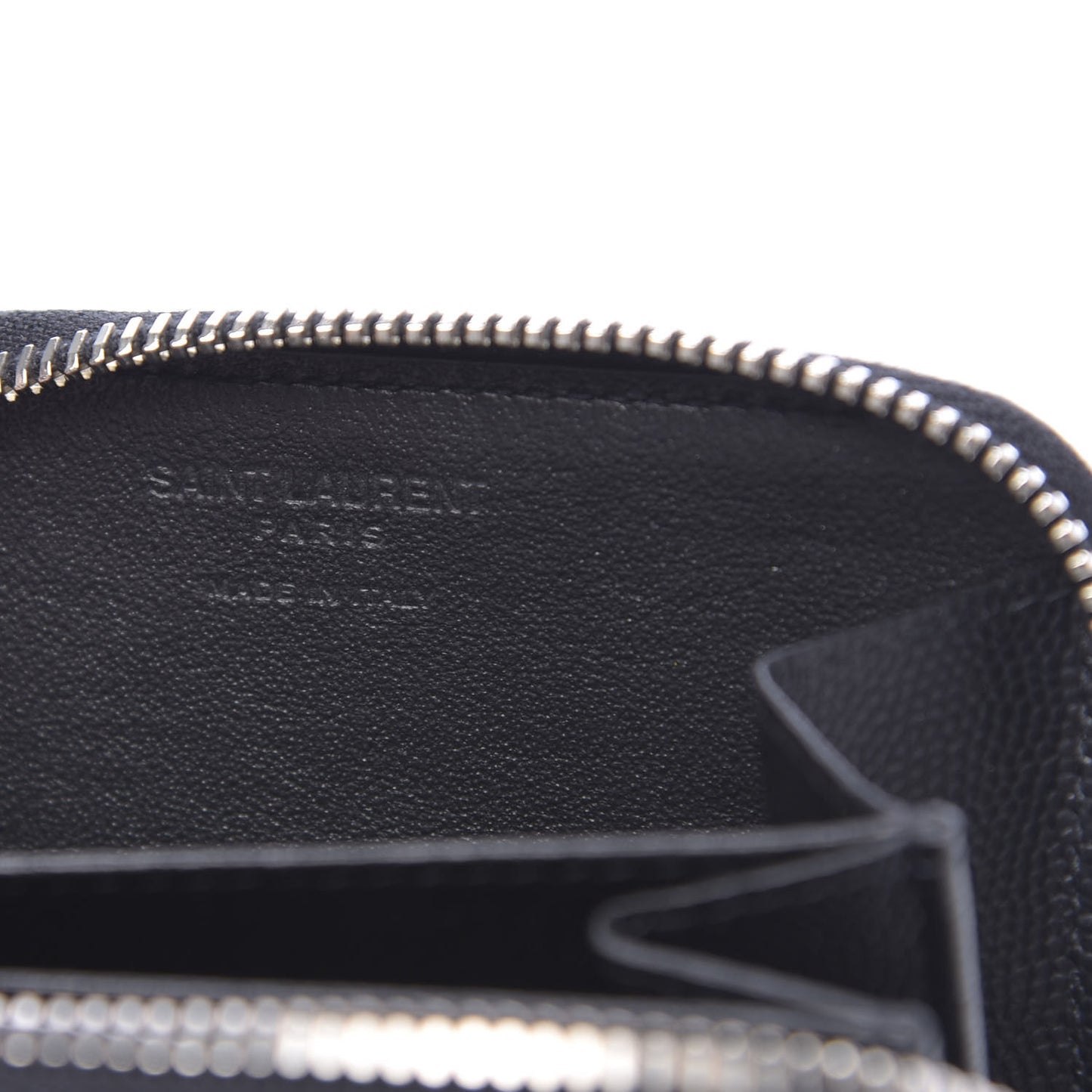 Grain De Poudre Zip Around Card Holder Black