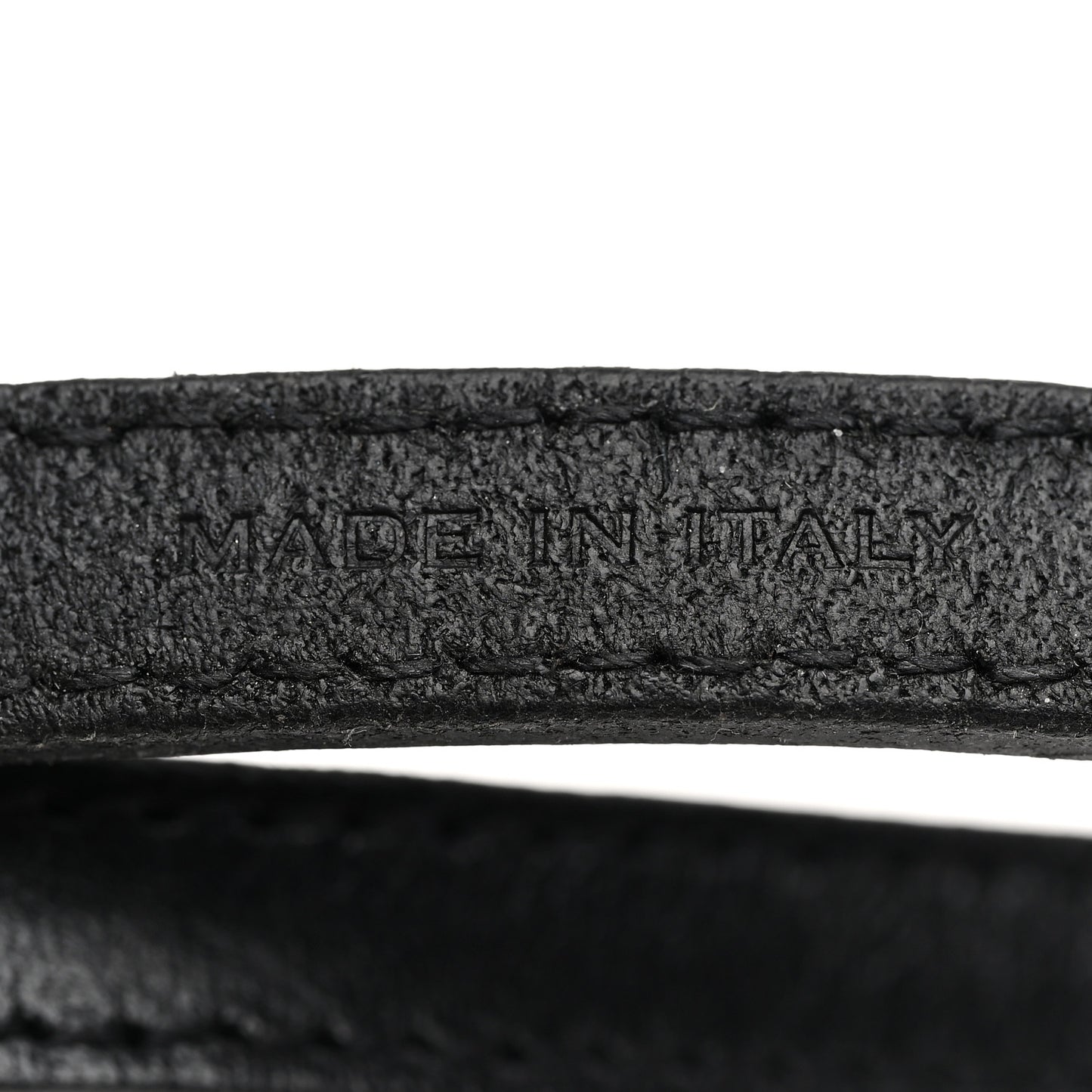 Leather Lucky Bone Double Wrap Bracelet Black