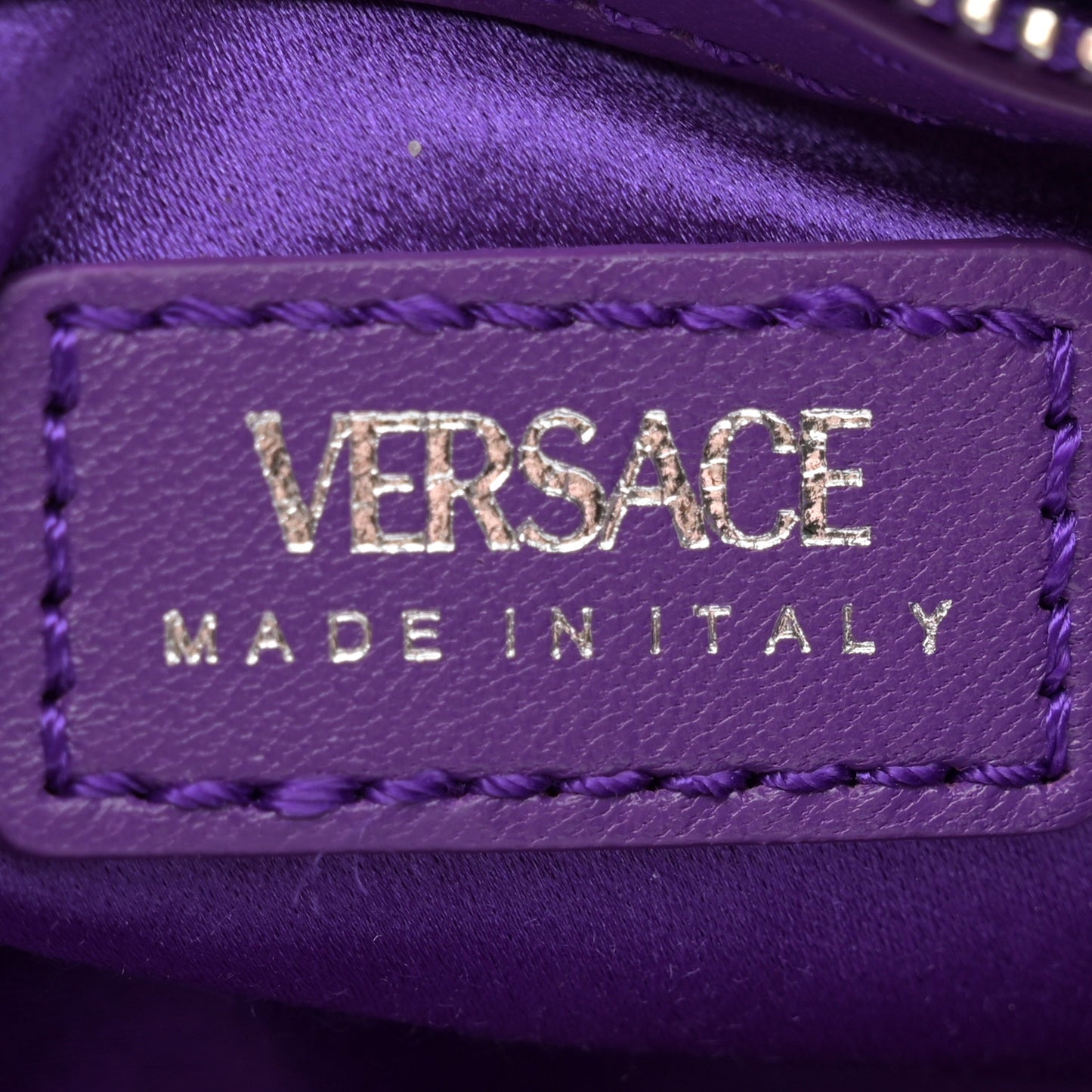 Crystal Repeat Mini Hobo Purple