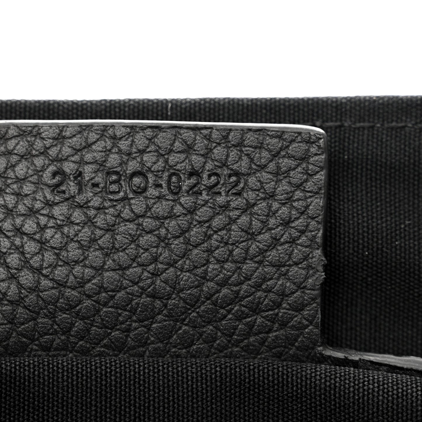Grained Calfskin Oblique Mini Saddle Messenger Black