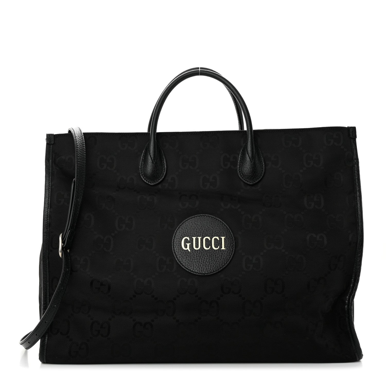 Gucci Econyl Nylon Monogram Large Off The Grid Tote Bag Black 1 of 9