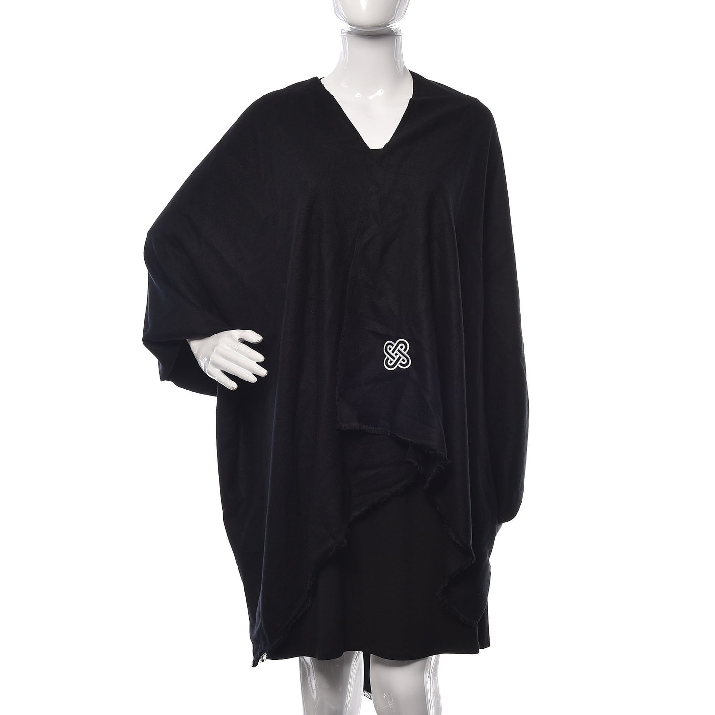 FASHIONPHILE Viscose Wrap Black