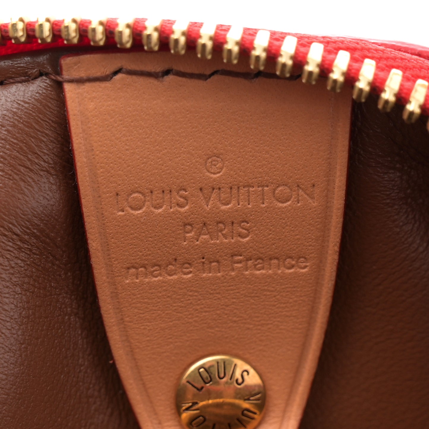 Soft Calfskin Monogram Speedy P9 Bandouliere 25 Red