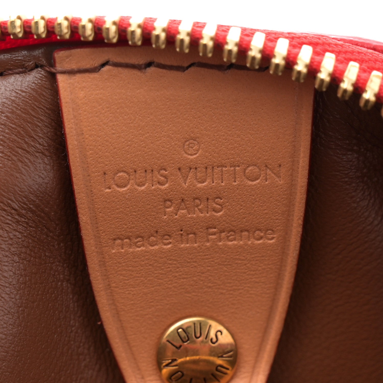 Louis Vuitton Soft Calfskin Monogram Speedy P9 Bandouliere 25 Red 8 of 12