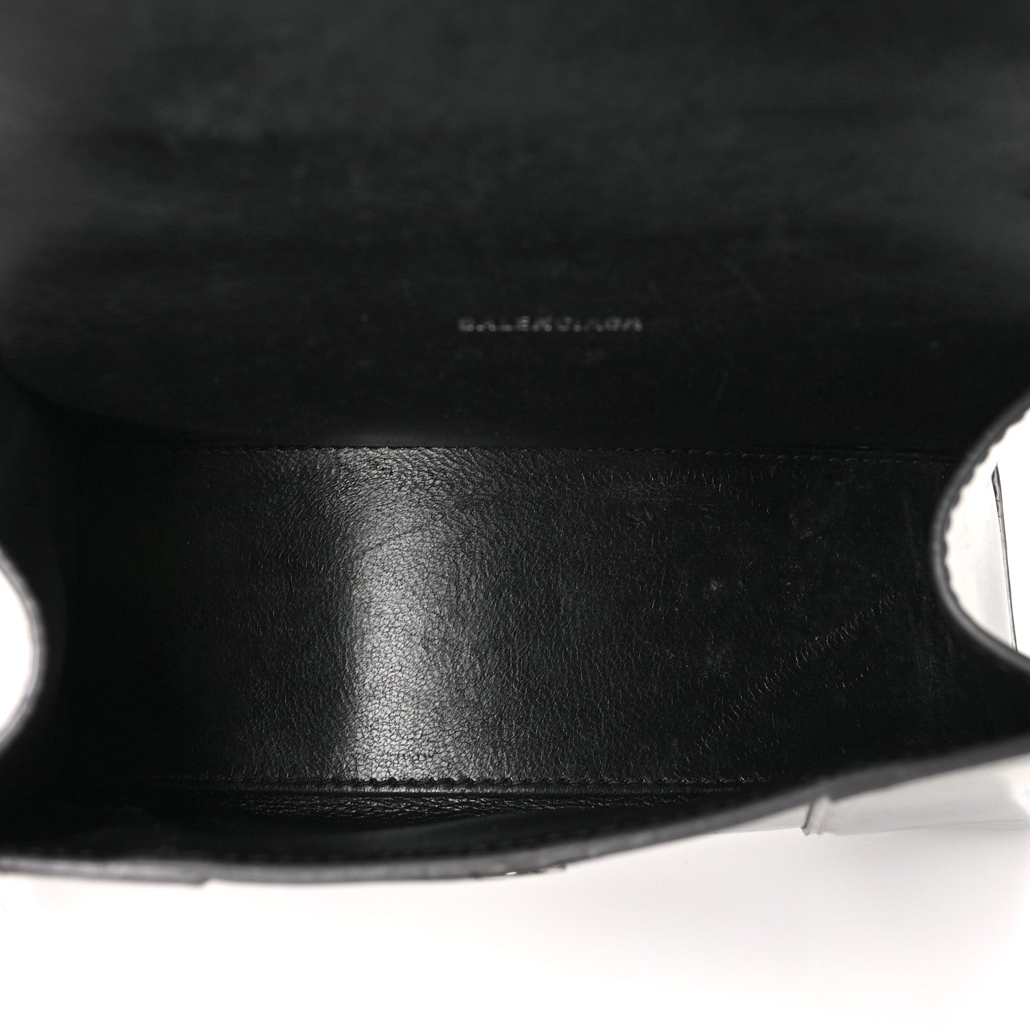 Balenciaga Metallic Textured Calfskin Hourglass Top Handle Bag XS Silver 4 of 8