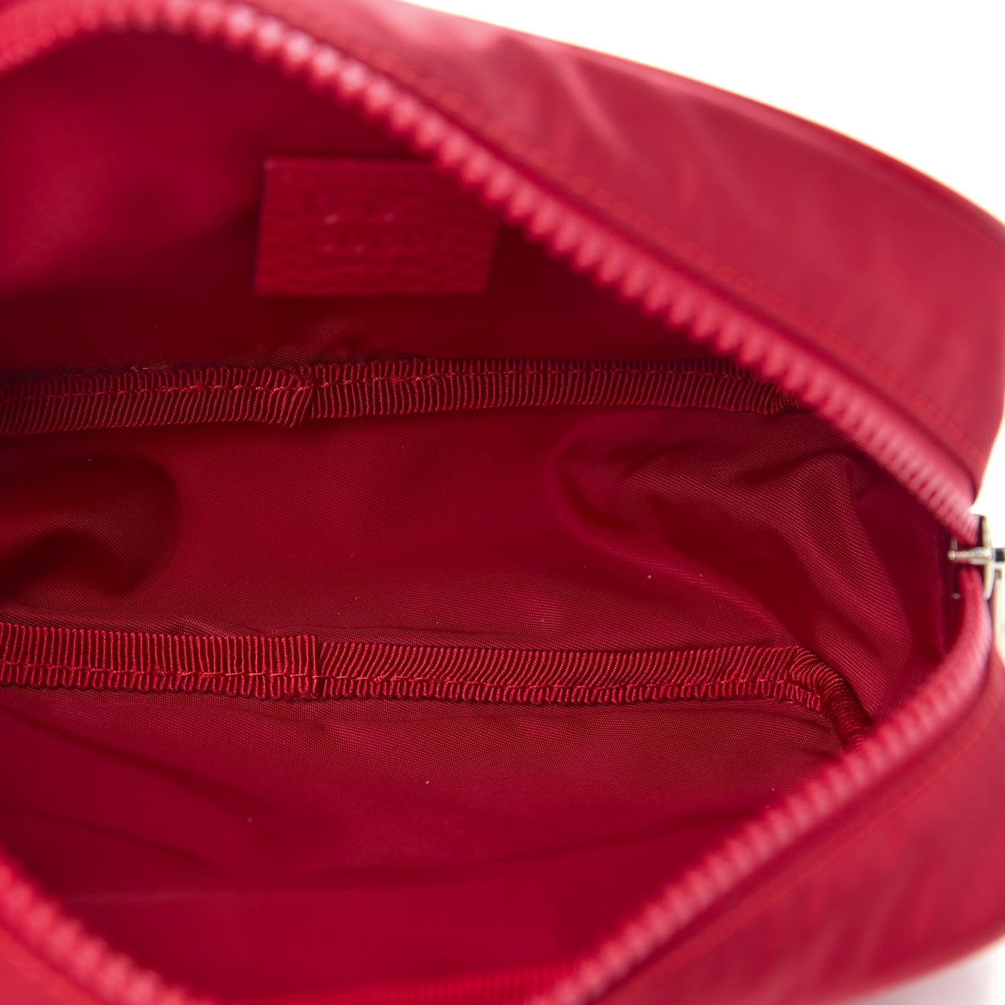 Nylon Monogram Small Dolmias Pouch Vibrant Red