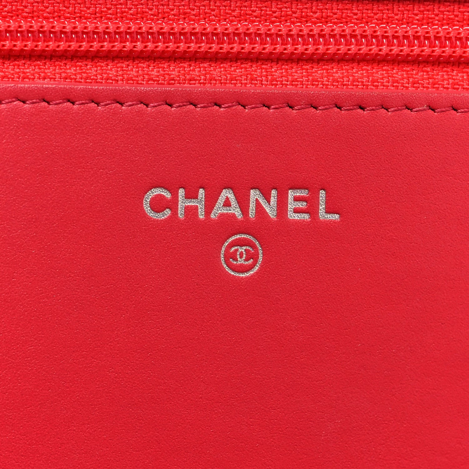 Chanel Caviar Quilted Boy Wallet On Chain WOC Fuchsia 6 of 14