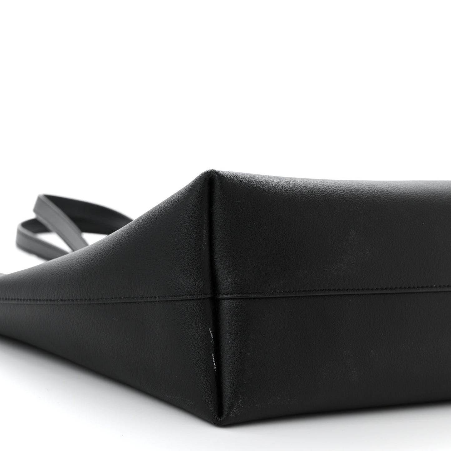 Calfskin Large Shopping Tote Black