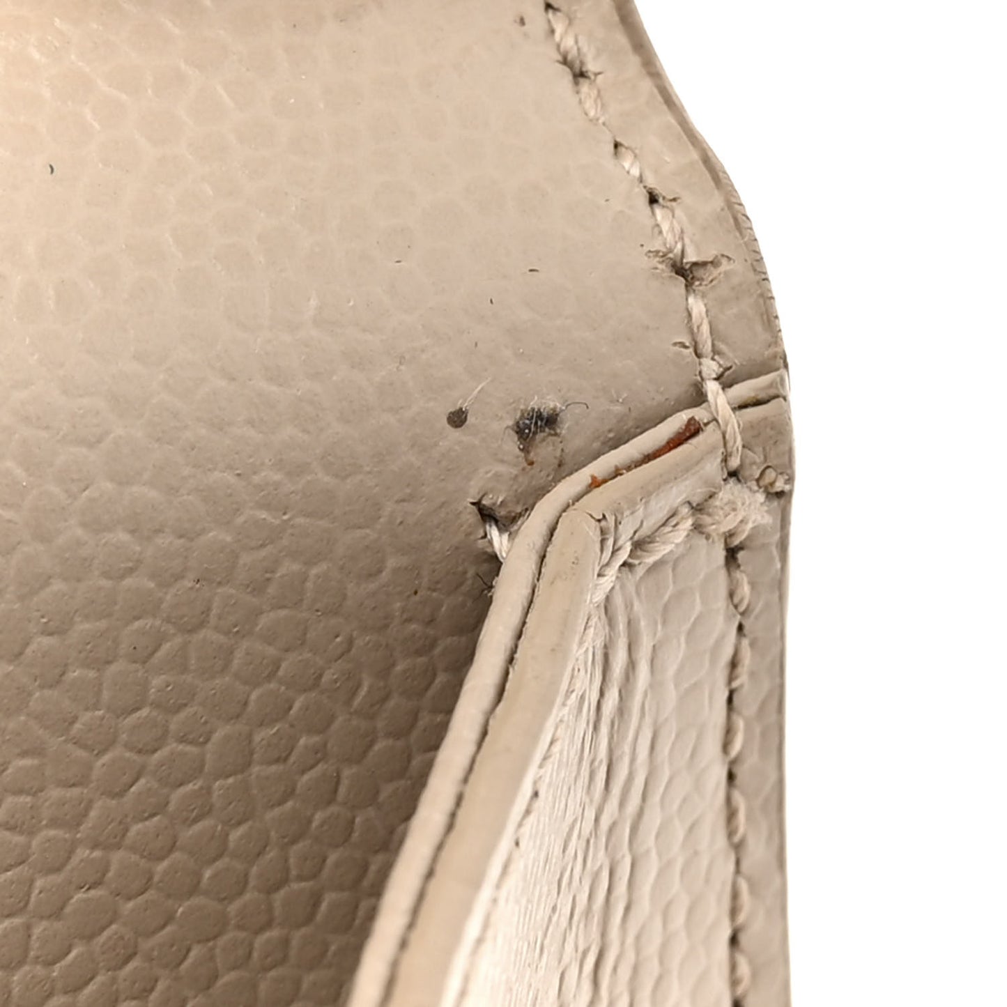 Grain De Poudre Medium Monogram Kate Satchel Dark Beige