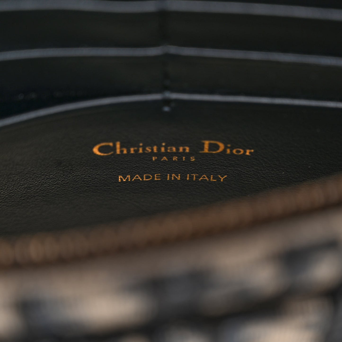 Oblique Saddle Chain Pouch Blue