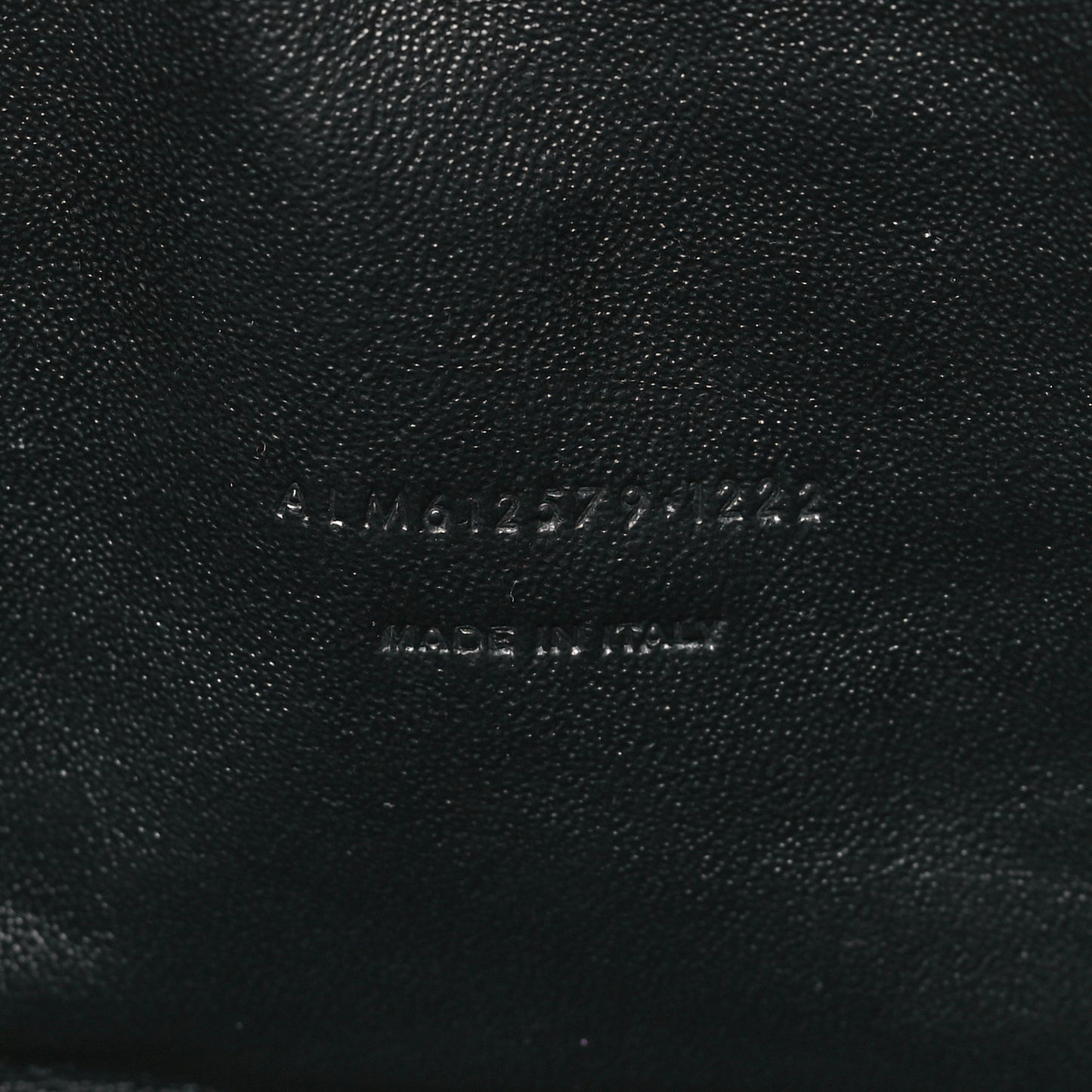 Grain De Poudre Matelasse Monogram Mini Lou Camera Bag Black