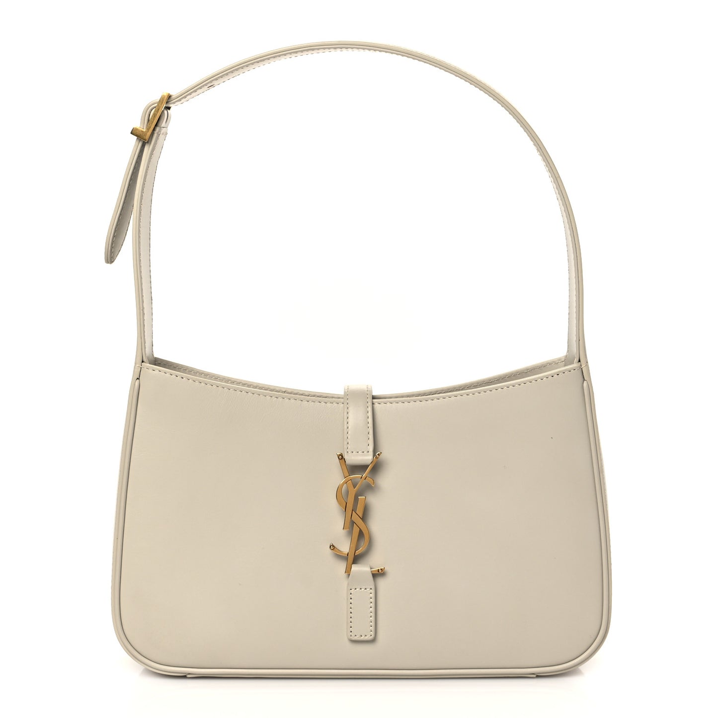 Smooth Calfskin Le 5 A 7 Hobo Blanc Vintage