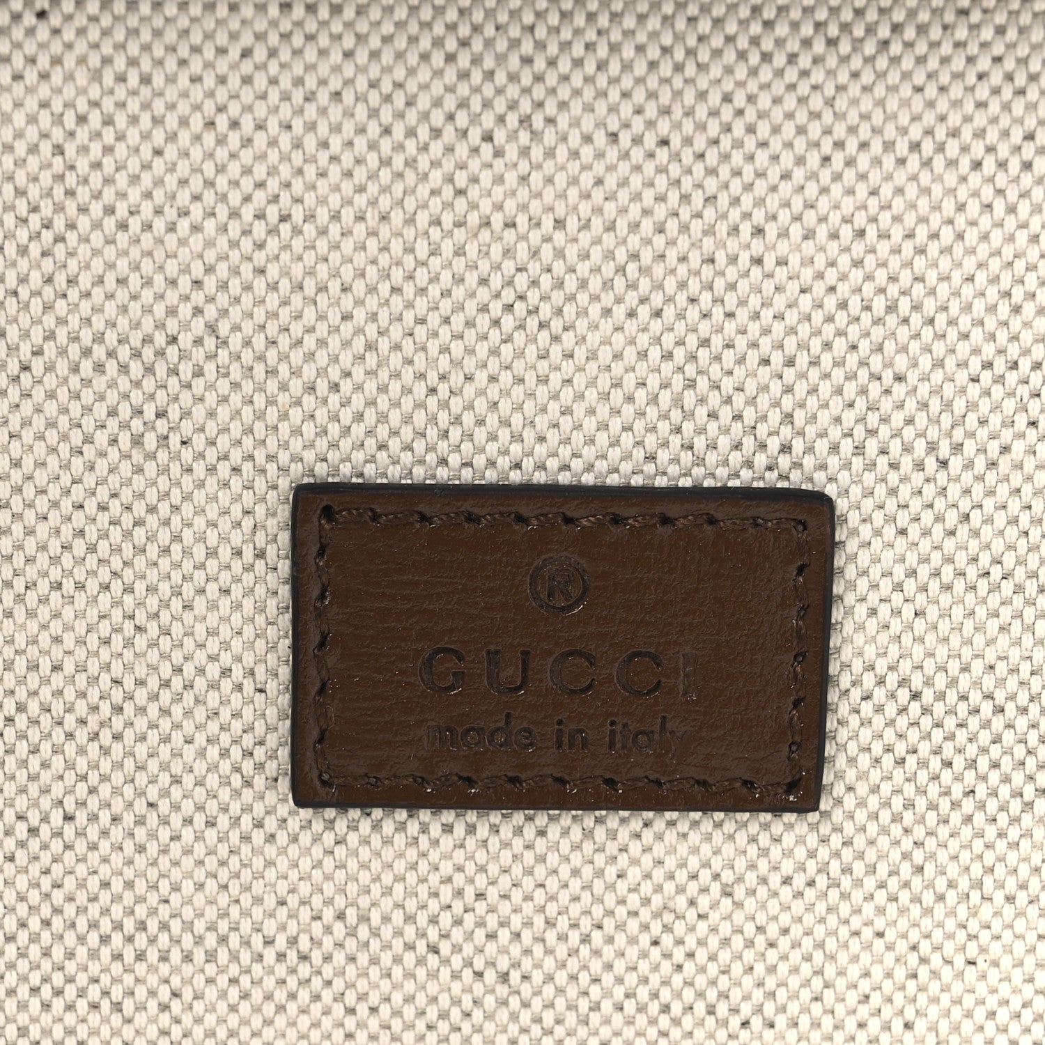 Gucci GG Supreme Monogram Azalea Calfskin Retro Interlocking G Hanger Garment Bag Beige Ebony Brown Sugar 5 of 10