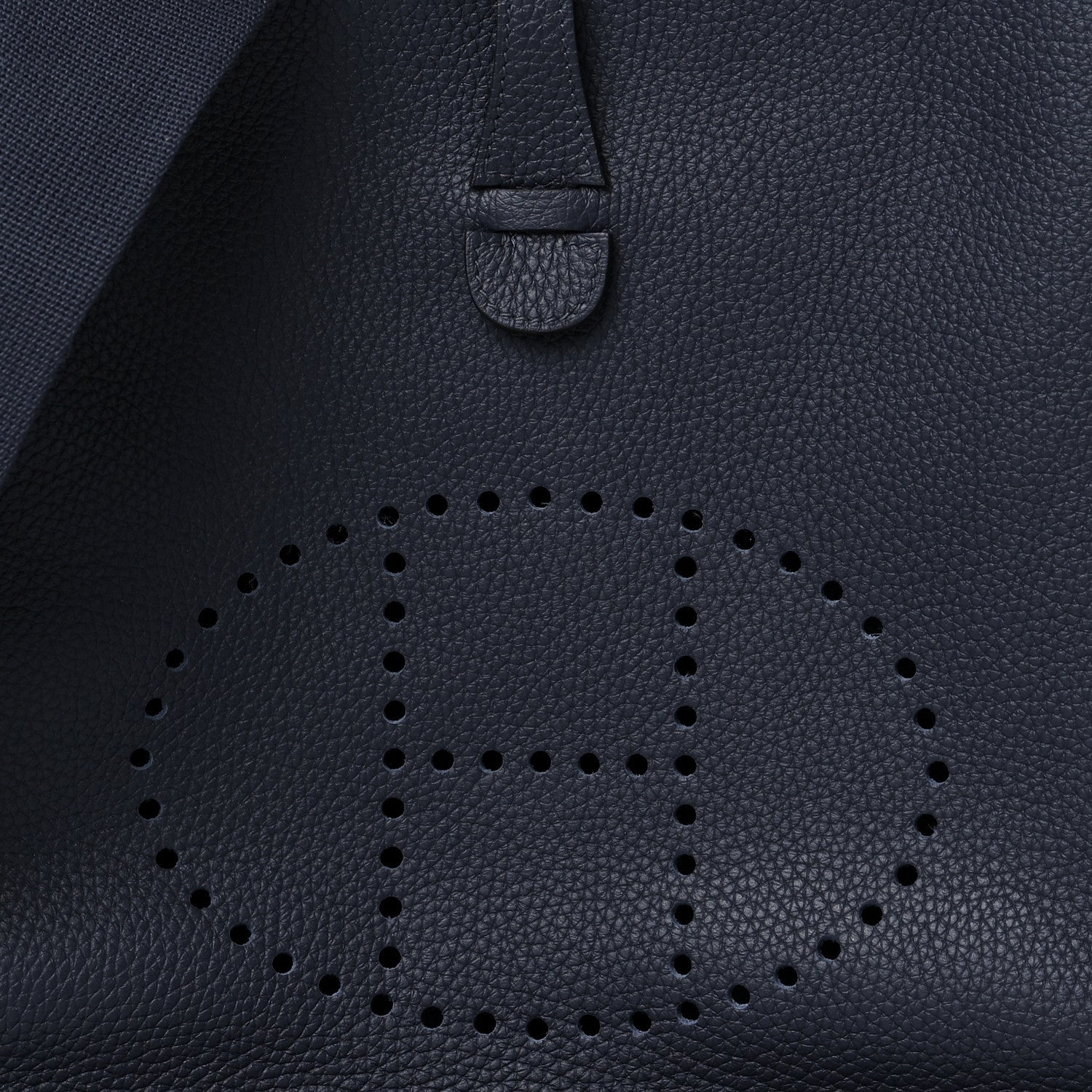 Hermes Taurillon Clemence Evelyne III PM Bleu Nuit 7 of 9