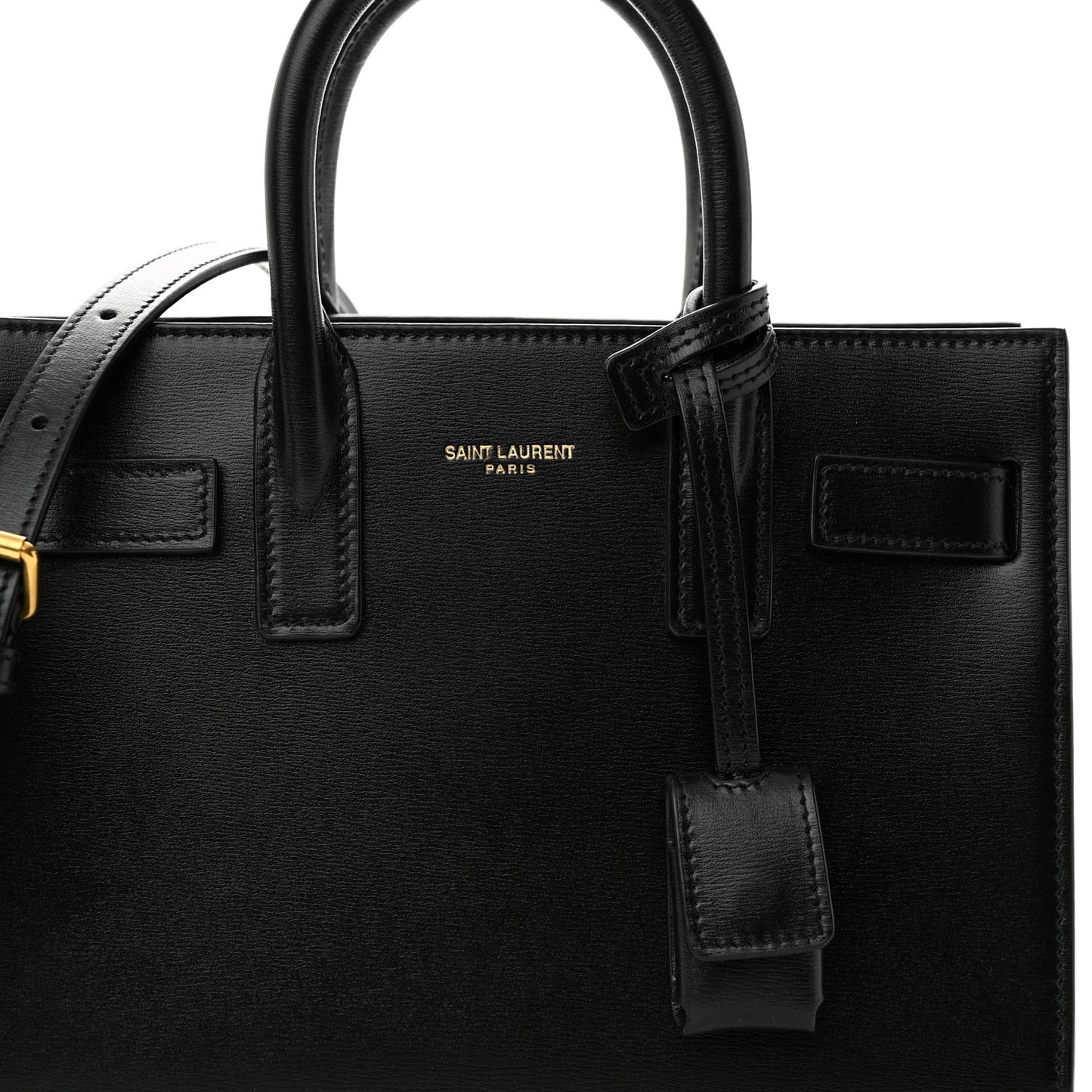 Calfskin Nano Sac De Jour Black
