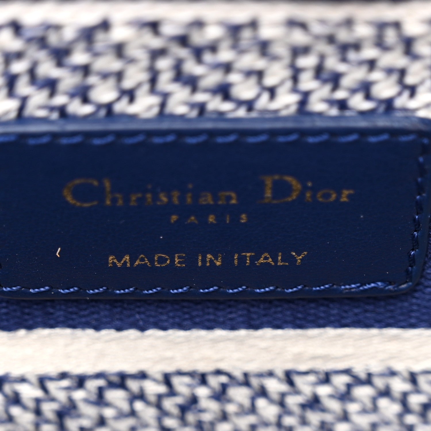 Christian Dior Canvas Reverse Embroidered Rêve d'Infini Medium Lady D-Lite Blue Multicolor 7 of 18