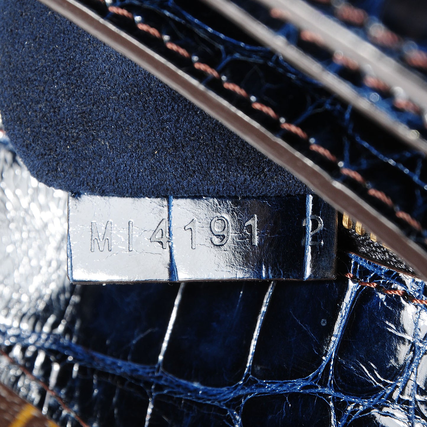 Monogram Python Alligator Monogramissime Bowling Bag Marine