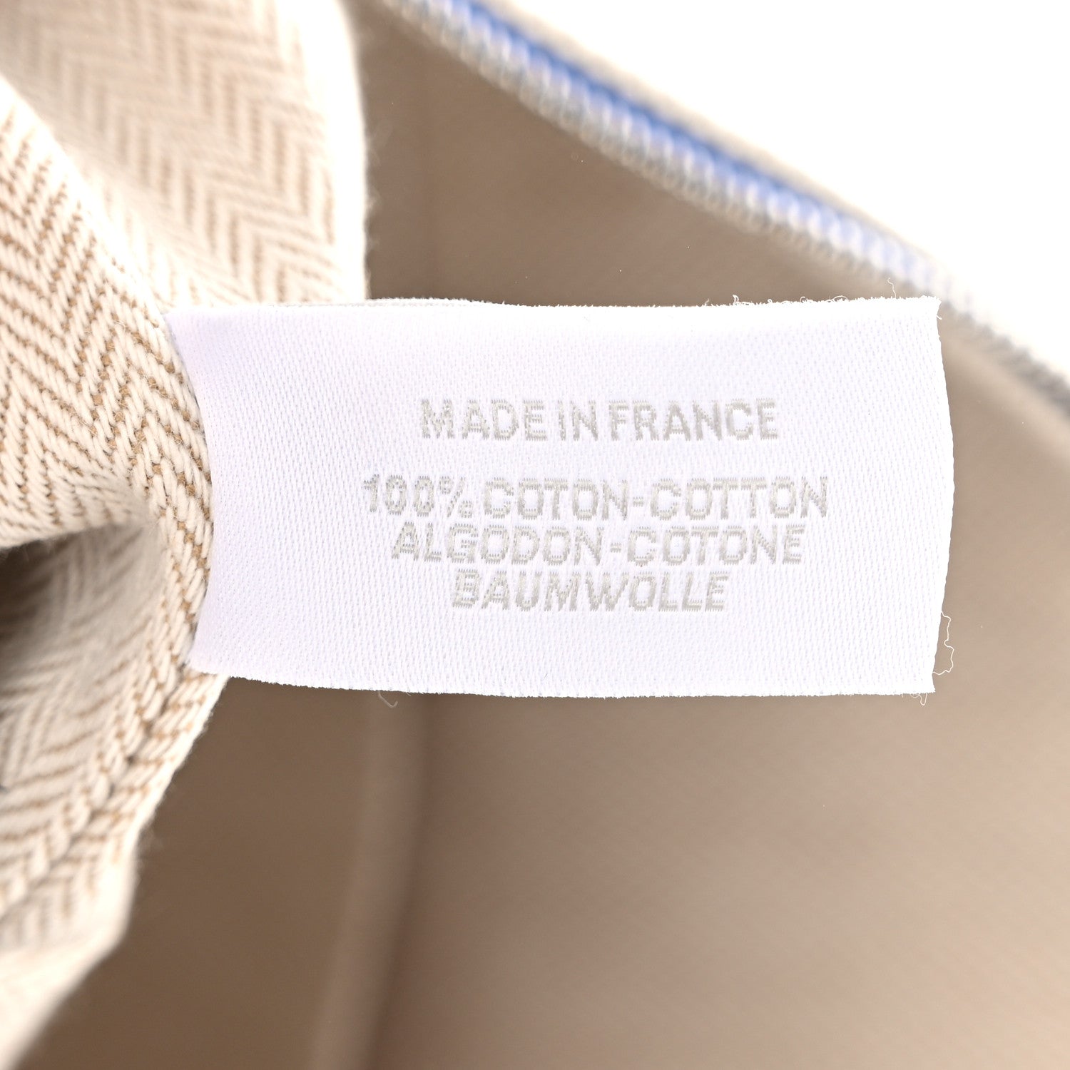 Hermes Canvas Large Bride-A-Brac Cabriole Case Gris Perle 8 of 12
